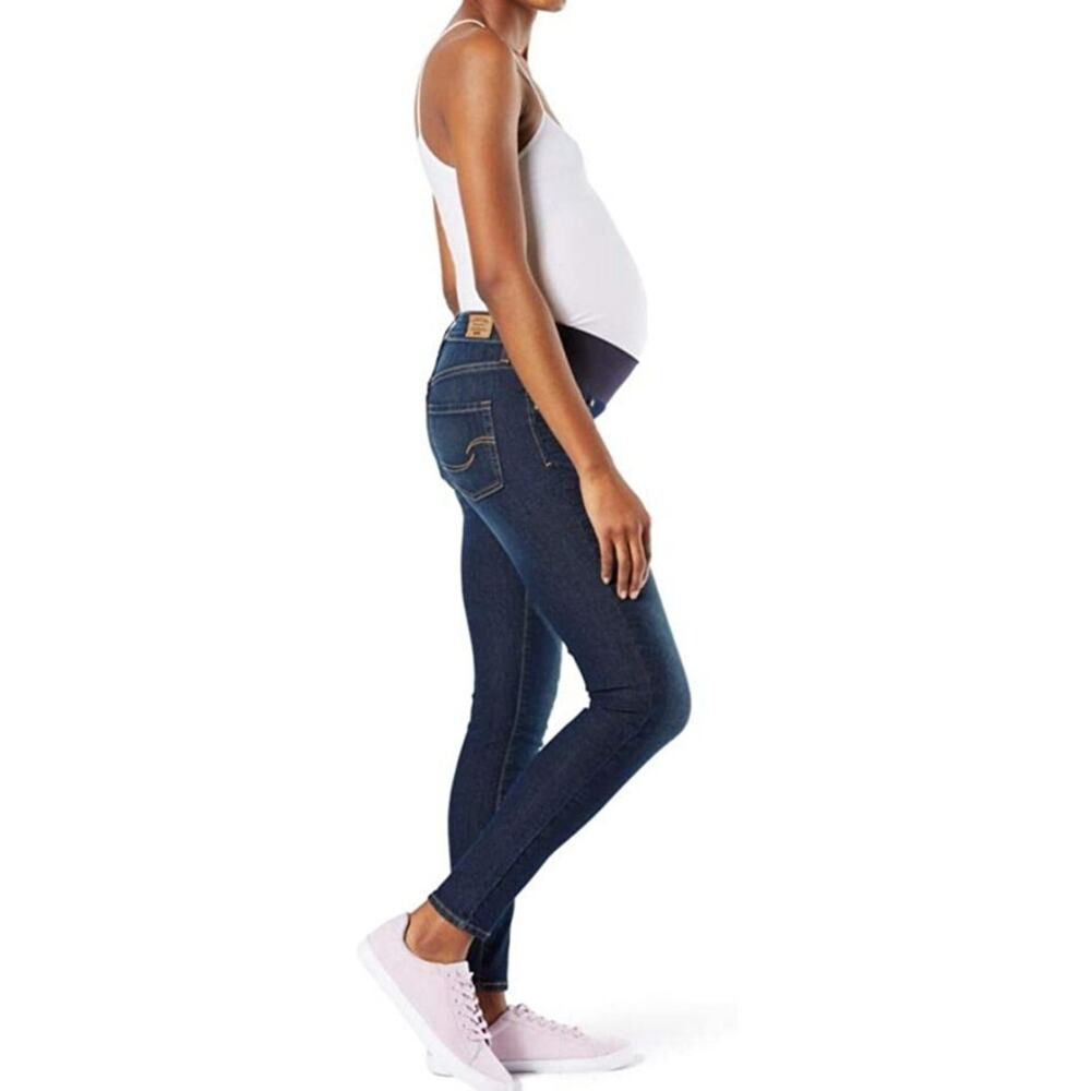 Signature by Levi Strauss Gold Label Women’s Maternity Baby Bump Skinny Jeans - Picture 7 of 10